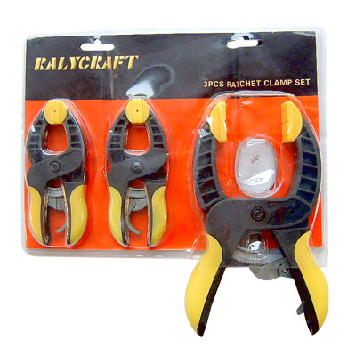3pcs ratchet clamp set