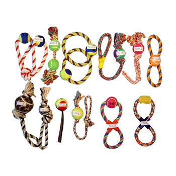 two knots rope dog toy