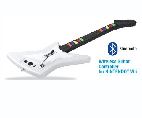 Wii wirelees(bluetooth) guitar controller