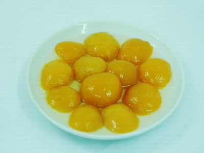 canned yellow peach