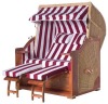 beach basket, beach cabana, wicker roofed beach chair, strandkorb