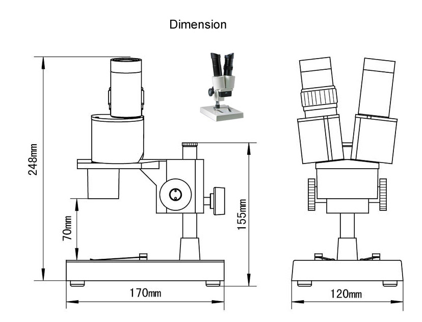 boom stereo microscope