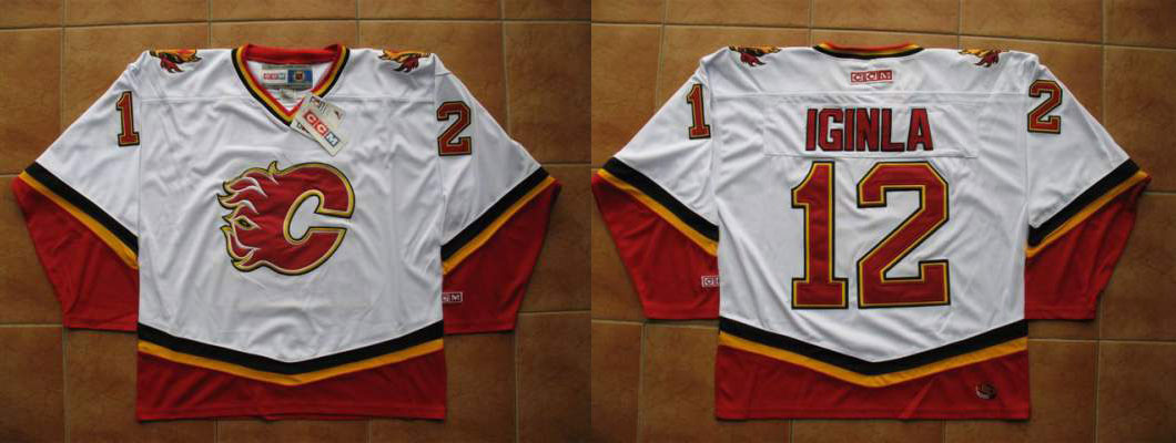 NHL  Jerseys CCM	Calgary 	Flames	Iginla	#12