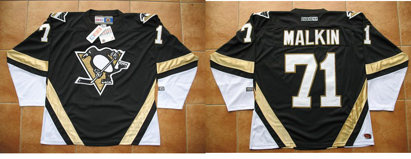 NHL  Jerseys  CCM	Pittsburgh 	Penguins	Malkin	#71
