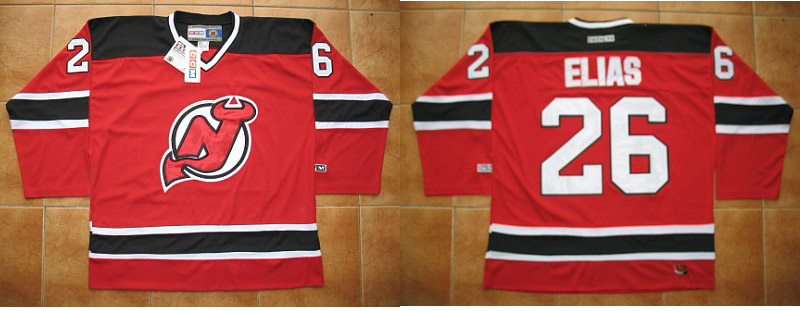 NHL  Jerseys  CCM	New Jersey 	Devils	Elias	#26