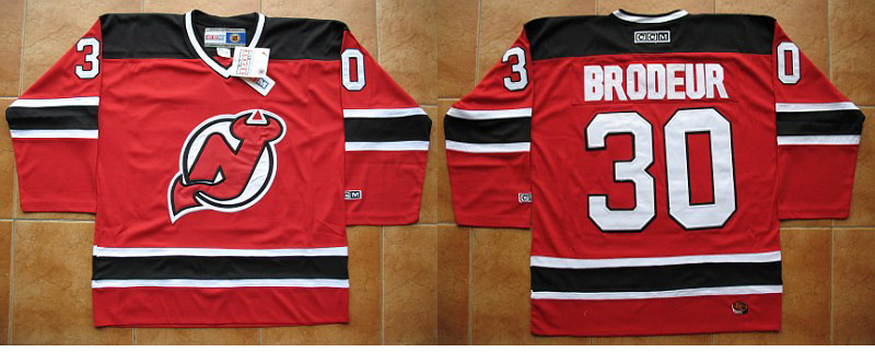 NHL  Jerseys  CCM	New Jersey 	Devils	Brodeur	#30