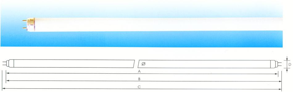 t8 fluorescent tubes