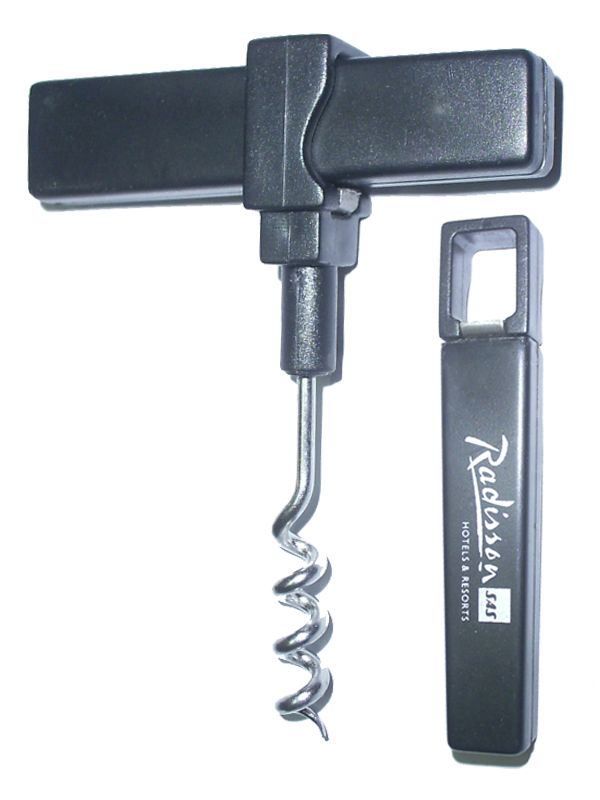 Two Piece Pocket Corkscrew ,plastic Corkscrew;Pocket Corkscrew ;Traveler's Plastic Corkscrew;Pen Style Cork Screw