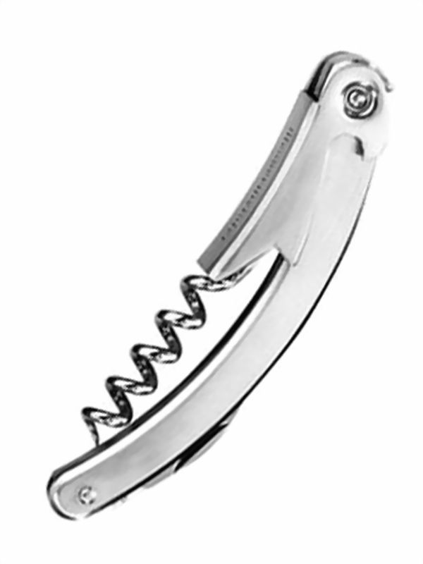 Stainless Steel Waiters Friend Corkscrew