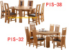 diningroom furniture solid oak table wooden chair indoor cabinet 32-35