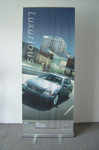 roll up banner stand