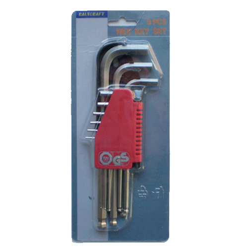 9 PCS Hex key wrench