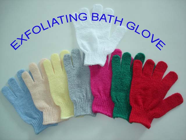 bath gloves