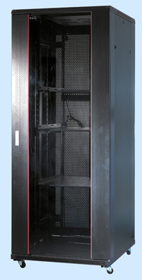 19” floor-standing cabinets  (Steel Net Doors)