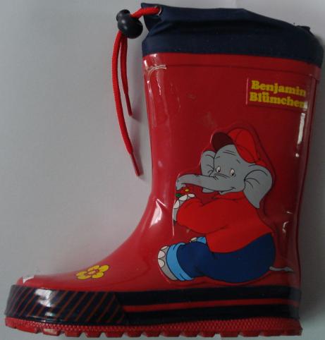 Rubber rain boots