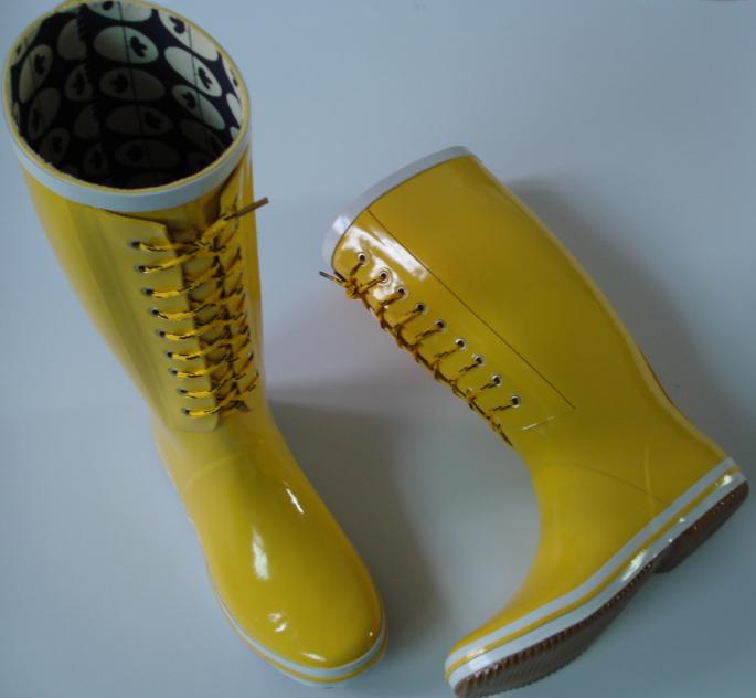 rubber rain boots