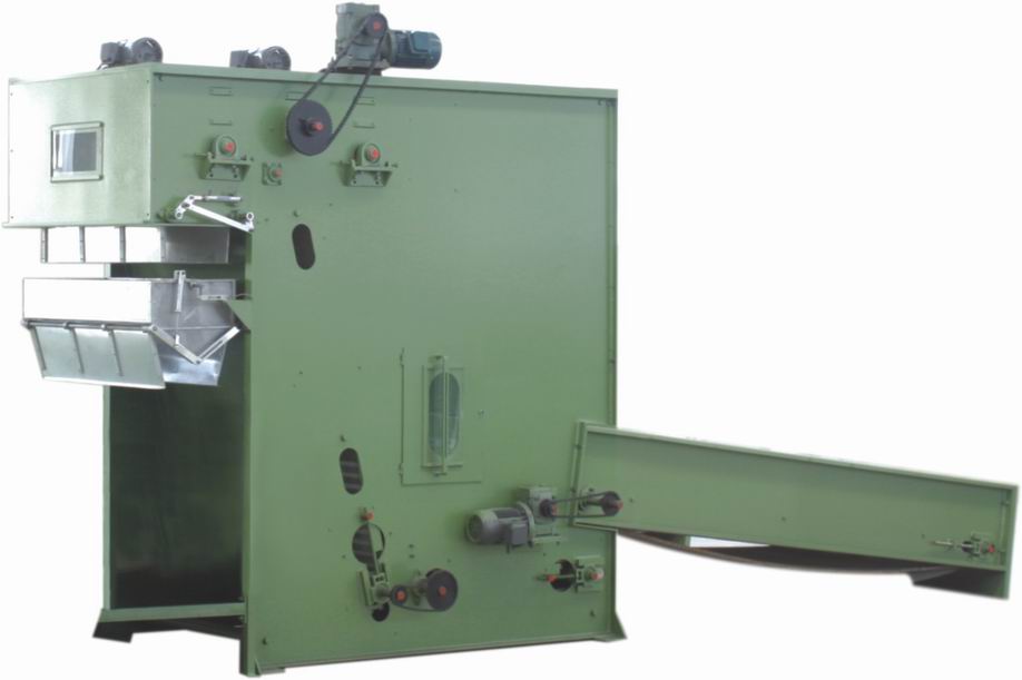 Fiber bale opening machine