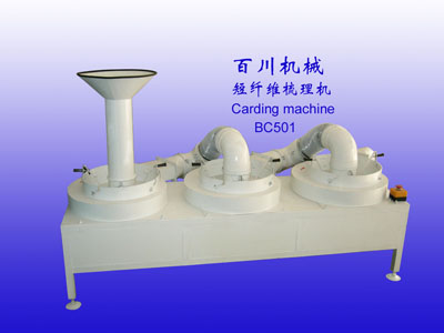 Fiber Carding machine