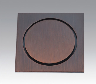 High-grade red antiqu bronze floor drain