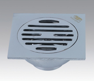 Brass chrome plated anti-odour floor drain