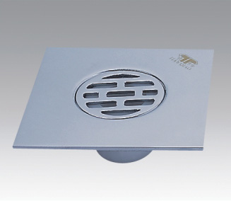 Brass chrome plated anti-odour floor drain