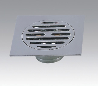 Brass chrome plated anti-odour floor drain