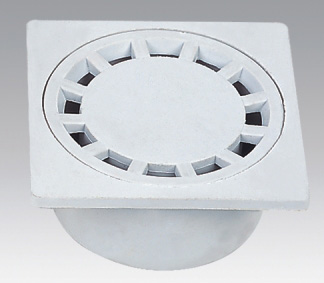 Plastic anti-odour floor drain