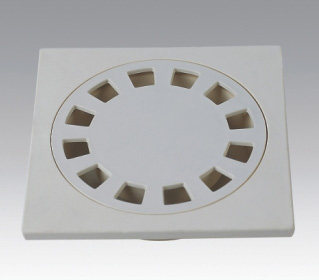 Plastic anti-odour floor drain