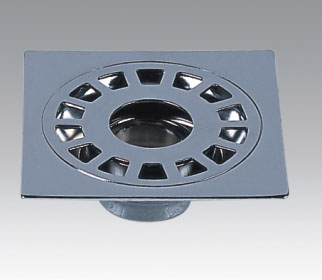 Iron chrome-plated floor drain for washing machine