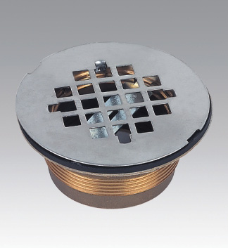 High grade stainless steel floor drain with basket