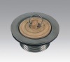 Stainless steel waste with rubber plug