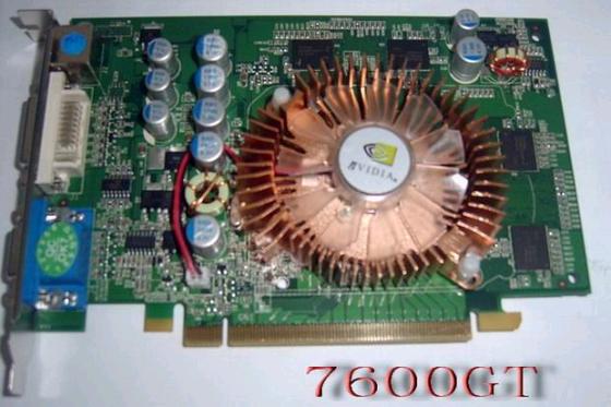 Nvidia graphic cards 7600GT