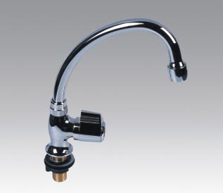 Vertical brass ceramic sheet kitchen faucet (7819)