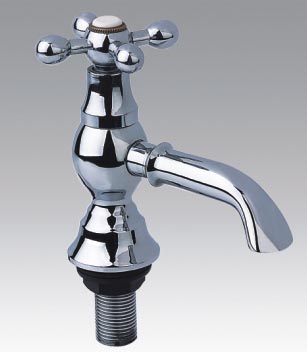 Brass Chrome plated antique faucet for basin (9806-A)