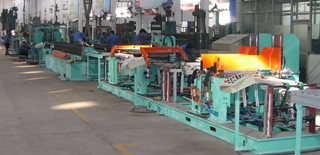 refrigerator back shell roller forming machine line