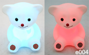 bear shape gleamy toys