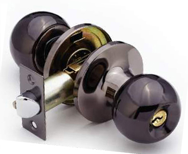 Tubular knob lock