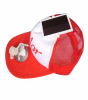solar cap with fan