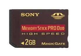 Memory Stick Pro Duo 2G