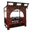 Oriental antique wooden bed
