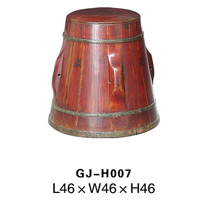 China old rice bucket