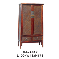 old rattan Cabinet