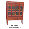 Chinese antique tall painted cabinet