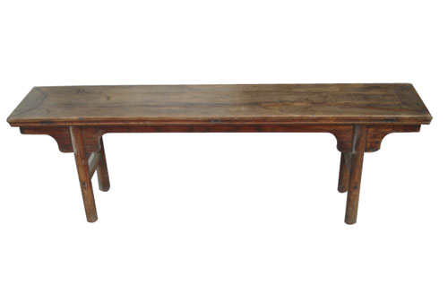 asia antique furniture long bench