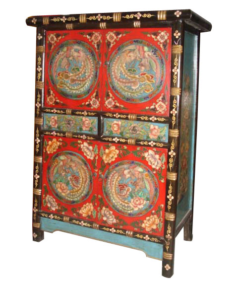 Antique Tibetan cabinets