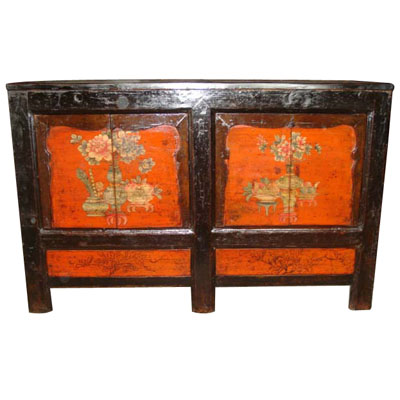 Old Mongolia Chest & TV Standing