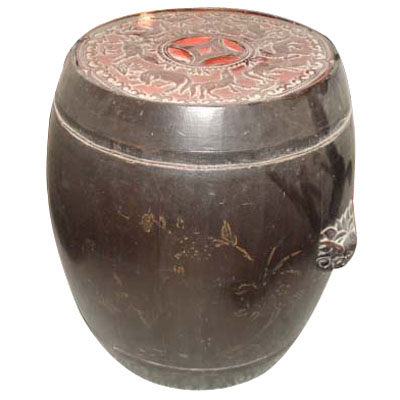Old Chinese Wooden Bucket