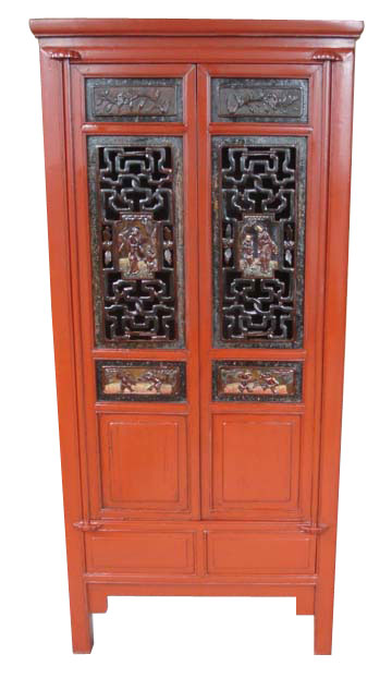 Antique carved cabinets