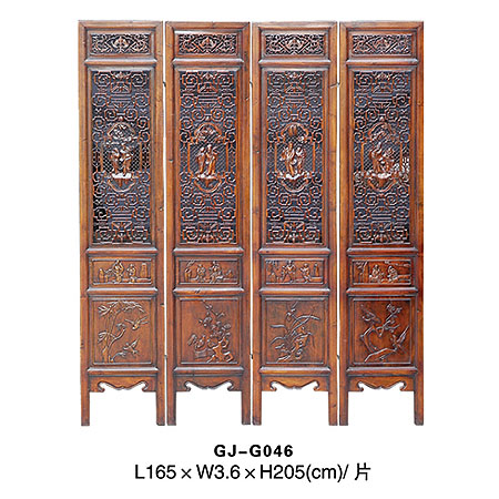 China Antique Wooden Screen