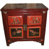 Oriental Carved Small Cabinet